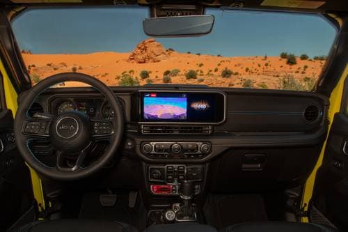 2024 Jeep Wrangler 4xe Rubicon X Convertible SUV Dashboard