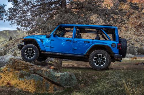 2024 Jeep Wrangler 4xe Rubicon X Convertible SUV Profile