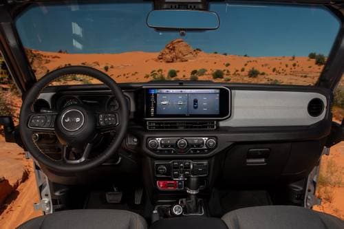 2024 Jeep Wrangler 4xe Willys Convertible SUV Dashboard