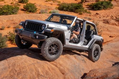 2024 Jeep Wrangler 4xe Willys Convertible SUV Lifestyle Exterior