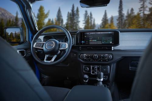 2025 Jeep Wrangler 4xe Backcountry Convertible SUV Steering Wheel Detail
