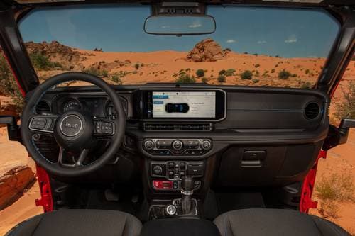 2025 Jeep Wrangler 4xe Rubicon Convertible SUV Dashboard