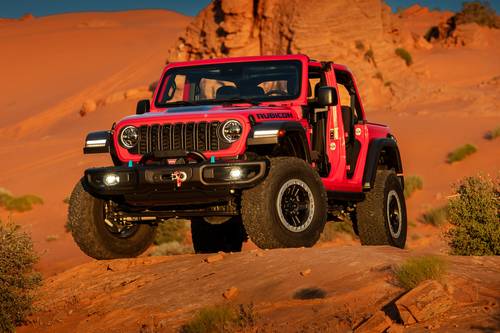 2025 Jeep Wrangler 4xe Rubicon Convertible SUV Exterior Shown