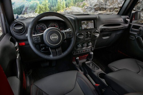 2018 Jeep Wrangler JK Unlimited Rubicon Recon Convertible SUV Steering Wheel Detail
