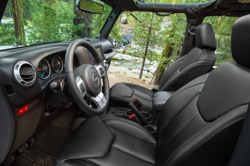 2015 Jeep Wrangler Willys Wheeler Convertible SUV Interior