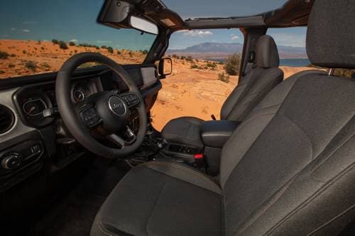 2024 Jeep Wrangler Willys Convertible SUV Interior Detail