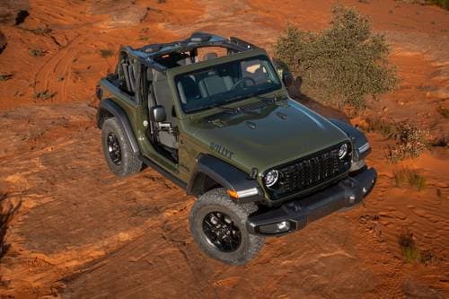 2024 Jeep Wrangler Willys Convertible SUV Exterior Shown