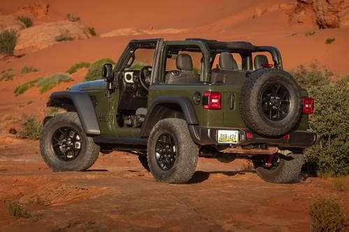 2024 Jeep Wrangler Willys Convertible SUV Exterior Shown