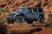 2026 Jeep Wrangler Rubicon X Convertible SUV Exterior. Xtreme 35 Tire Package Shown.