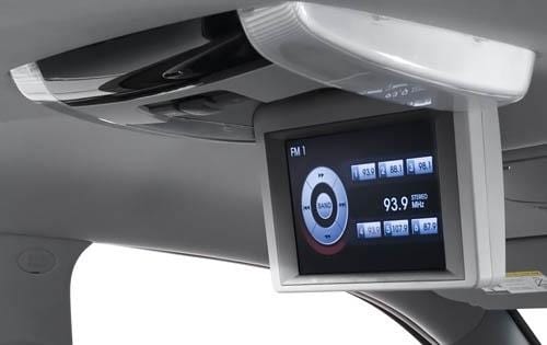 2009 Kia Borrego EX Overhead LCD Entertainment Console Detail