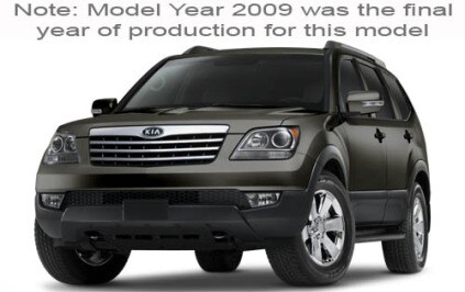 Kia Borrego Review Research New Used Models Edmunds 2009 Kia Borrego Ex Suv