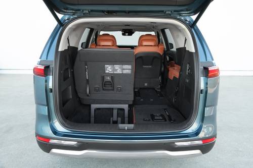 Kia Carnival SX Prestige Passenger Minivan Rear Seats Down