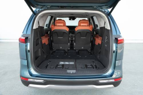 Kia Carnival SX Prestige Passenger Minivan Rear Seats Down