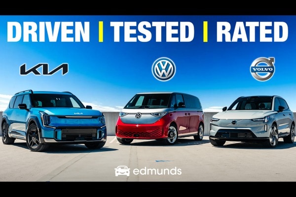 Volvo EX90 vs. Kia EV9 vs. Volkswagen ID. Buzz: Which 3-Row EV Is Best?