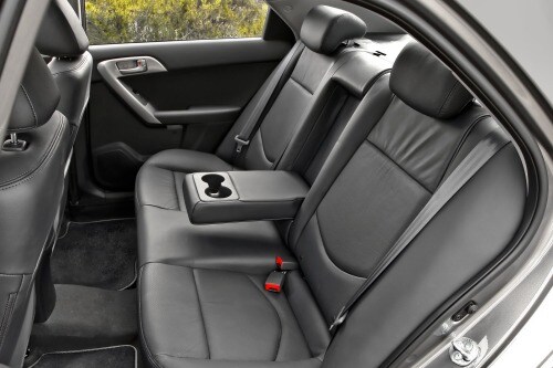 2010 Kia Forte SX Sedan Rear Interior