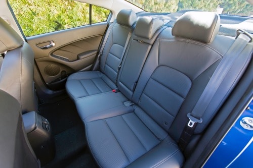 2014 Kia Forte EX Sedan Rear Interior Shown