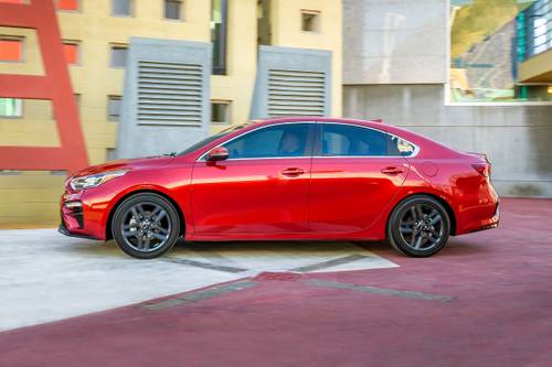 2019 Kia Forte EX Sedan Profile. EX Launch Edition Shown.