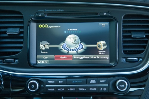 2016 Kia Optima Hybrid EX Sedan Center Console