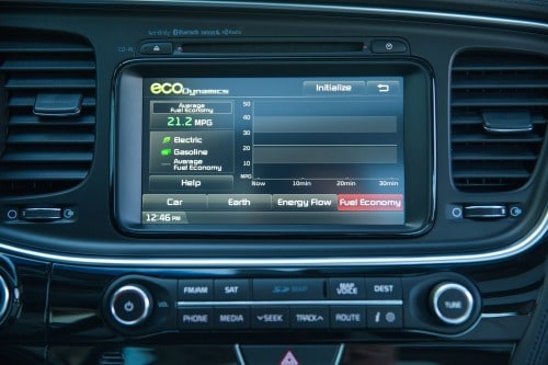 2016 Kia Optima Hybrid EX Sedan Center Console