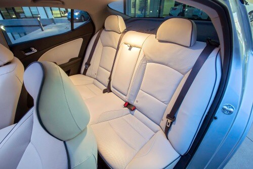 2016 Kia Optima Hybrid EX Sedan Rear Interior Shown