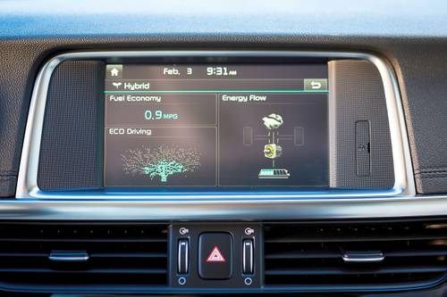 Kia Optima Plug-In Hybrid EX Sedan Center Console