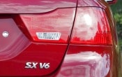 2010 Kia Optima SX Rear Badging