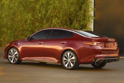 Used 2016 Kia Optima Sxl Turbo Sedan Review Ratings Edmunds 2016 Kia Optima Sx Turbo Sedan Exterior Shown