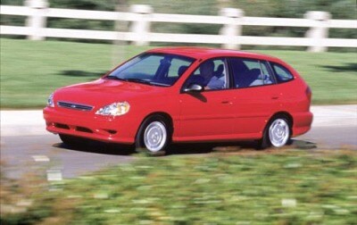 2002 Kia Rio Wagon Review Edmunds 2002 Kia Rio Cinco 4dr Wagon