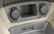 2010 Kia Rio LX Aux Input Detail
