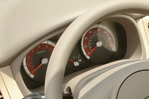 2010 Kia Rio LX Sedan Gauge Cluster