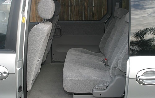 2004 Kia Sedona LX Rear Interior