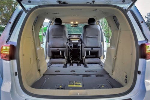 2016 Kia Sedona SX Limited Passenger Minivan Cargo Area