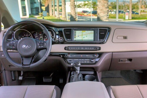 2016 Kia Sedona SX Limited Passenger Minivan Dashboard Shown