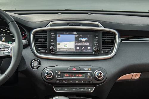 2019 Kia Sorento SX Limited 4dr SUV Center Console Shown