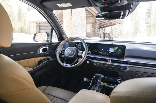 2025 Kia Sorento X-Pro SX Prestige 4dr SUV Steering Wheel Detail