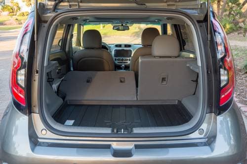 2019 Kia Soul EV + Wagon Rear Seats Down