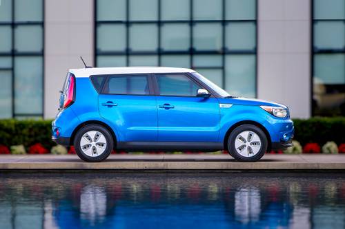 2019 Kia Soul EV + Wagon Profile Shown