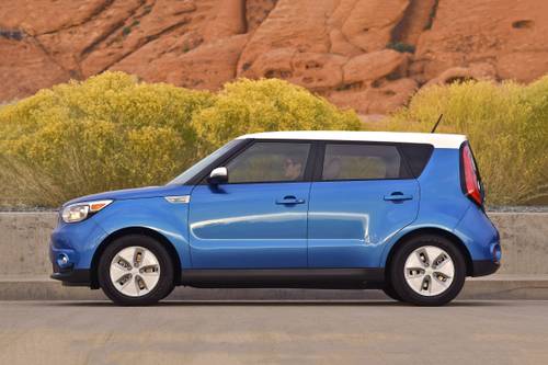 2019 Kia Soul EV + Wagon Profile Shown