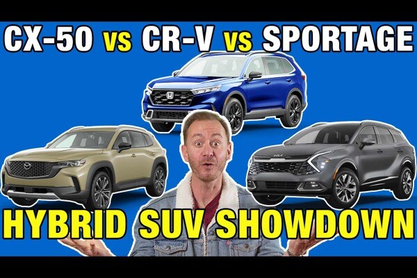 2023 Honda CR-V vs. 2023 Kia Sportage Hybrid vs. 2023 Mazda CX-50 | Compact SUV Comparison Test