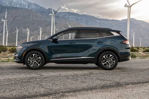 2025 Kia Sportage Hybrid EX 4dr SUV Profile Shown