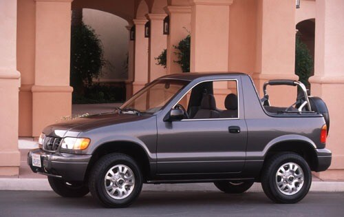 Black Soft Top With 3 Tinted Windows For Kia Sportage 1996-2002 – Convertible Roof Replacement