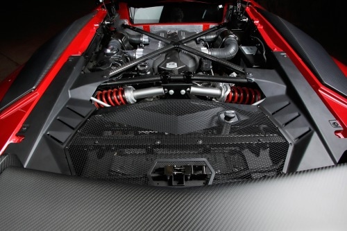 2017 Lamborghini Aventador LP 750-4 Superveloce Coupe 6.5L V12 Engine