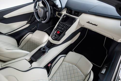 2019 Lamborghini Aventador S Roadster Convertible Interior Detail