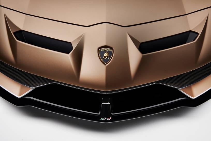 Lamborghini Aventador SVJ Roadster Convertible Front Badge