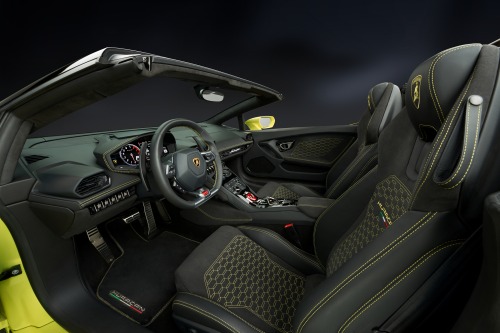 2017 Lamborghini Huracan LP 580-2 Spyder Convertible Interior