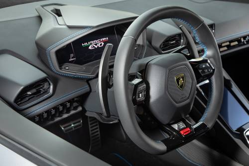 2023 Lamborghini Huracan EVO Coupe Steering Wheel Detail