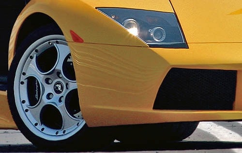 2006 Lamborghini Murcielago Headlamp and Wheel Detail