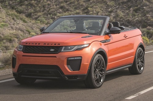 2017 Land Rover Range Rover Evoque HSE Dynamic Convertible SUV Exterior. Options Shown.