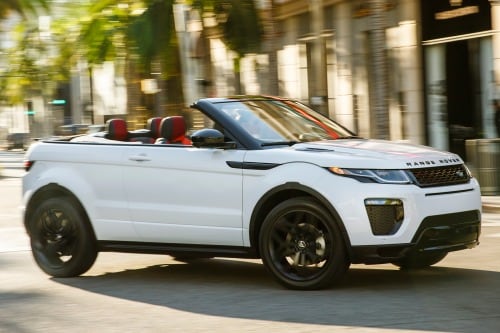 2017 Land Rover Range Rover Evoque HSE Dynamic Convertible SUV Exterior. Options Shown.
