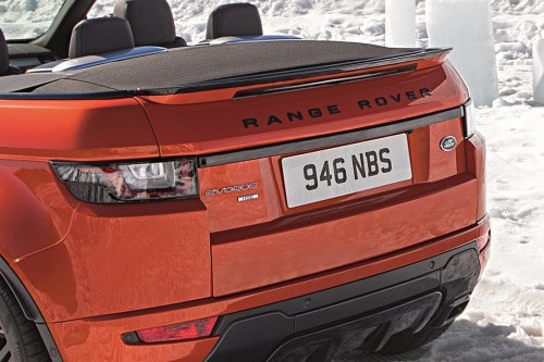 2017 Land Rover Range Rover Evoque HSE Dynamic Convertible SUV Exterior. Options Shown.